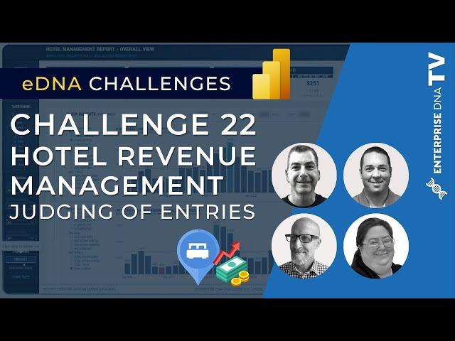 Enterprise DNA Challenge 22 Judging Of Entries - Hotel Revenue Management Data Analysis