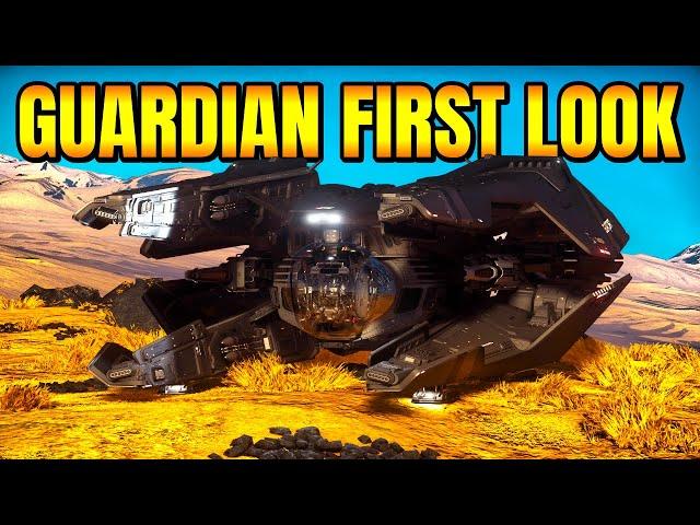 Guardian QI Detailed In Game Tour! Star Citizen