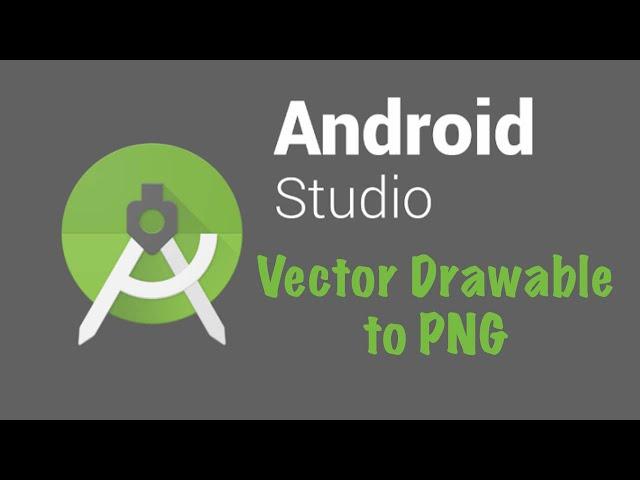 How to convert a vector drawable xml to PNG | Como converter xml para PNG