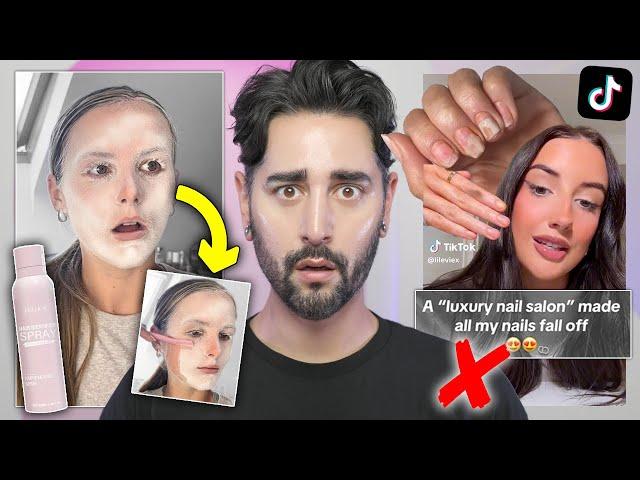 The WORST Of TikTok Beauty - Scary Beauty Scams, Deceptive Dr's And Gel Nail Emergencies