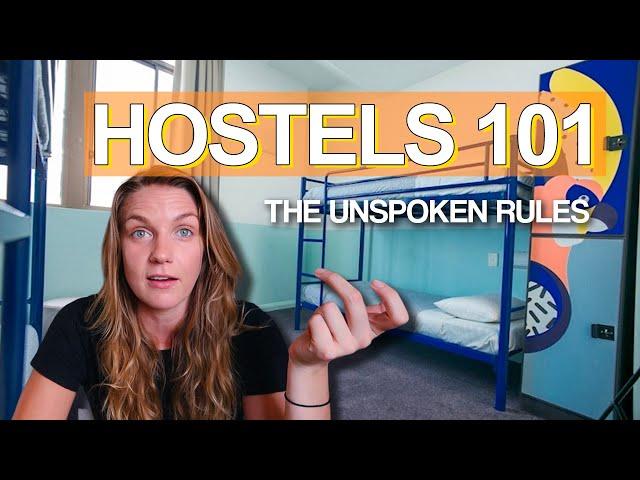 WATCH THIS  before you stay in a HOSTEL for the first time | Tips for beginners