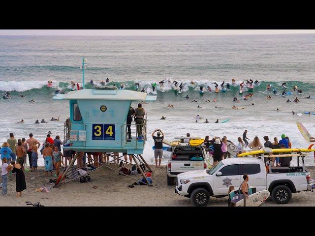 SAN DIEGO'S MOST CROWDED SURF SPOT