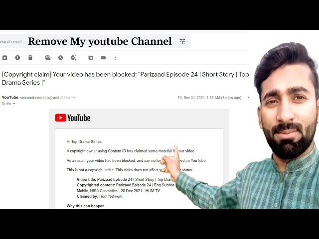 Remove My Youtube Channel | Shafiq Ahmad Vlog