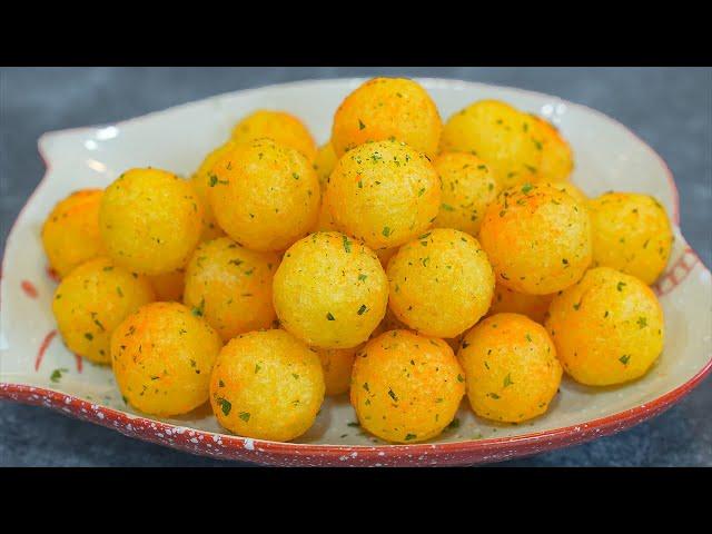 Amazing Potato Recipe! Potato Balls ! Potato Snacks ! ASMR cooking