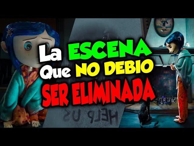  TEORIA CORALINE: La ESCENA que NO DEBIO SER ELIMINADA de CORALINE y LA PUERTA SECRETA 