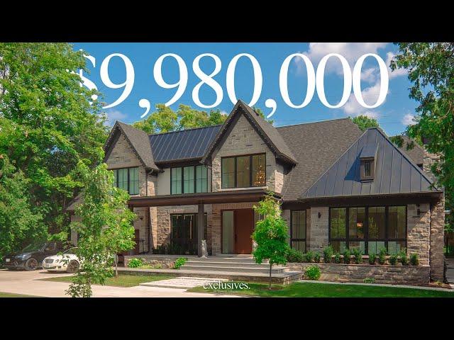 Inside This $10M Architectural Marvel in Mississauga’s Prestigious Lorne Park | Luxury Home Tour