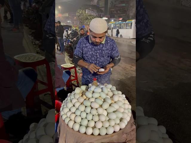 Boiled Egg With Unique Salad - Healthy Street Food #shorts