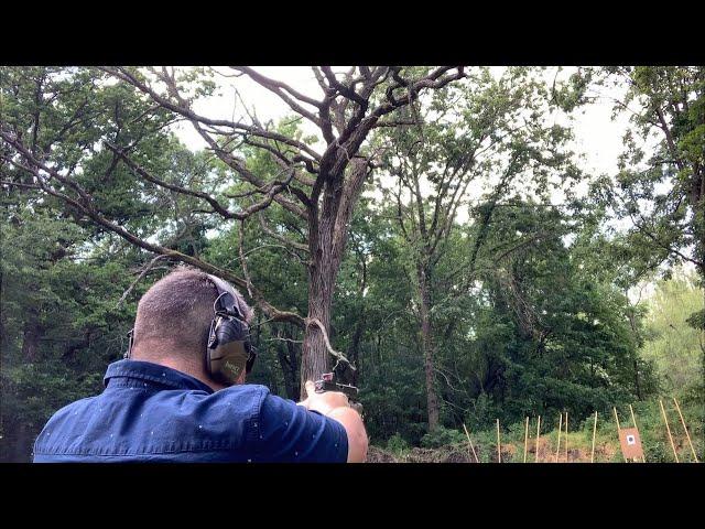 First Shooting Drill I Do When I Get To The Range - 25 Yard B8