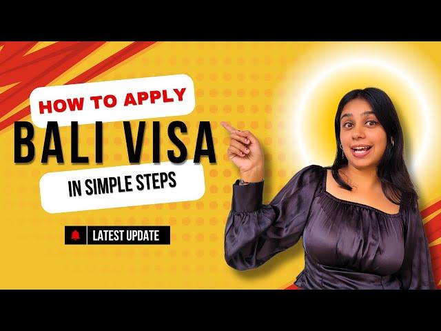 How to Apply for Bali Visa without any Agent | Indonesia eVisa for Indians | Online Bali Visa 2024