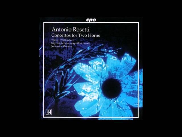 František Antonín Rossler-Rossetti Concertos for 2 Horns