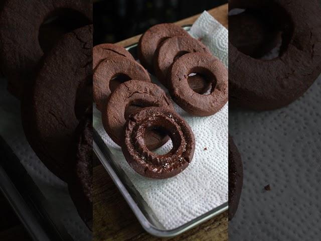 Old fashioned chocolate donuts オールドファッション・チョコレート・ドーナッツ #shorts