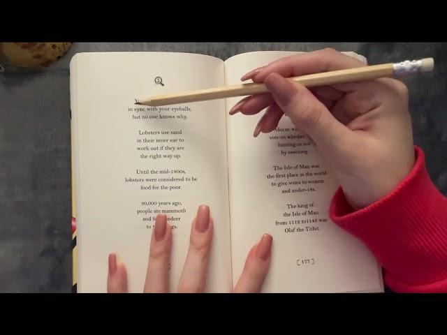  ASMR - 2024 Facts - Relaxing Book Reading - Pure Whispering - Clicky Whispers