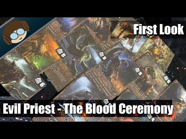 Whats inside Evil High Priest - the Blood Ceremony?  Impressions and box opening
