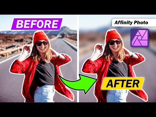 How to Blur a Background in Affinity Photo