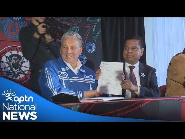 Manitoba Métis Federation signs ‘modern-day treaty’ with Canada | APTN News