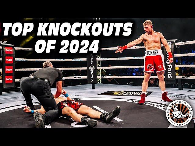 Bare Knuckle KNOCKOUTS OF THE YEAR Part 3 of 3 | 25 Knockouts! | BYB and BKFC Highlights | BK Nation