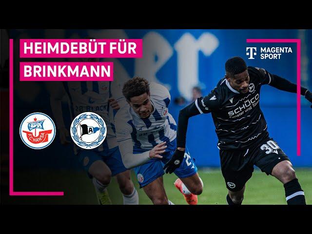 FC Hansa Rostock - DSC Arminia Bielefeld, Highlights mit Live-Kommentar | 3. Liga | MAGENTA SPORT