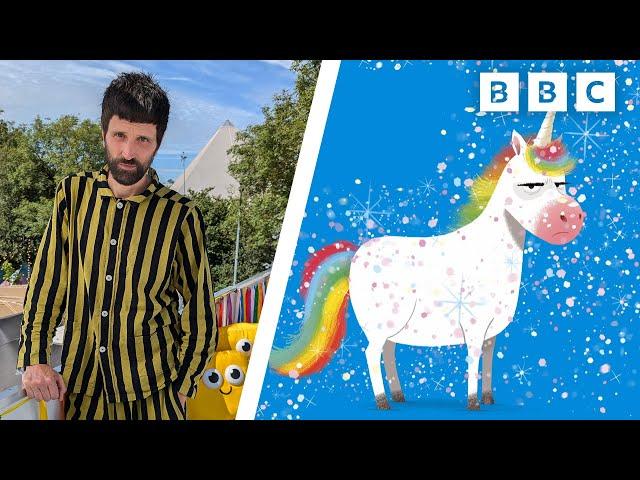 Kasabian's Serge Pizzorno reads 'Unicorns Don't Love Sparkles' | CBeebies