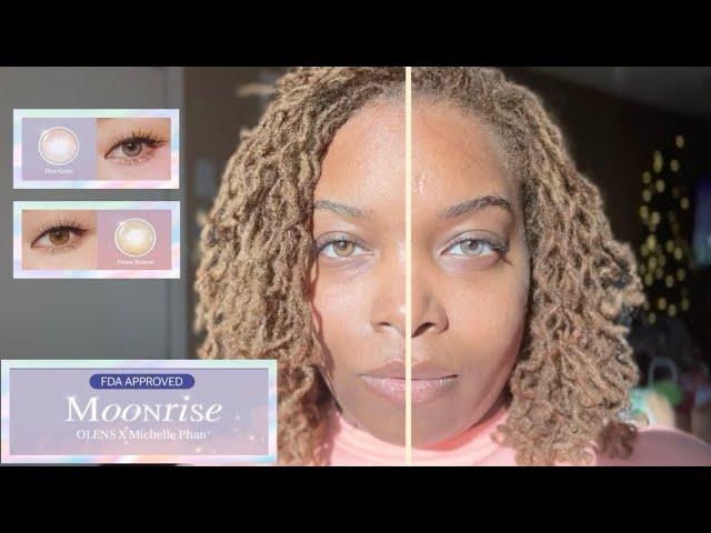 The Best Contacts to Start 2024? Moonrise Collection Try-On| Olens