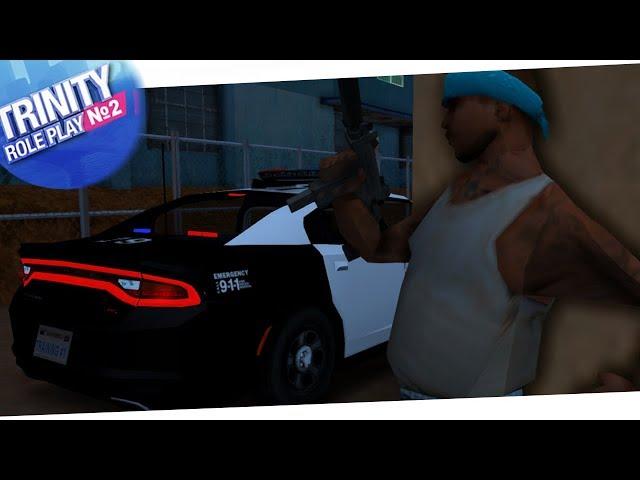 ЗА НАМИ СЛЕДЯТ?! ПОЛИЦЕЙСКИЕ БУДНИ в GTA SAMP (TRINITY RP)