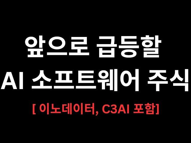 2025년 10배 오를 미국 AI소프트웨어 주식 TOP5 추천