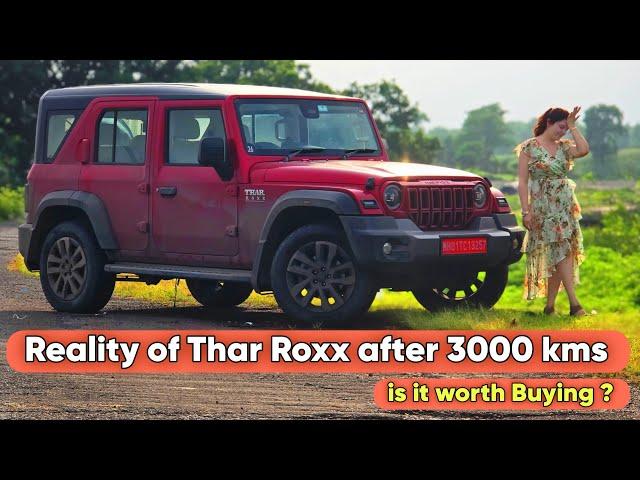 Reality of Thar Roxx After 3000 Kms - Mileage/Comfort/Power