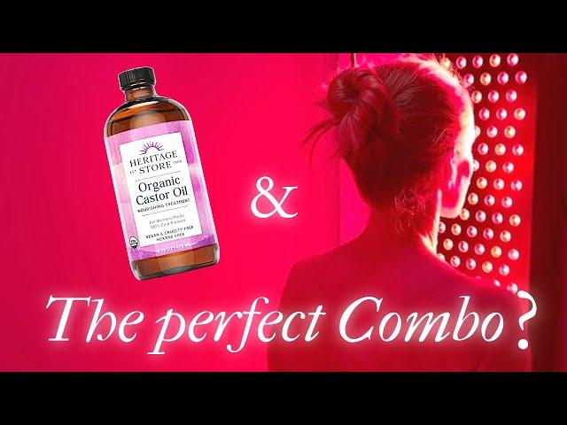 CASTOR OIL & Red Light Therapy for even GREATER Skin Rejuvenation?