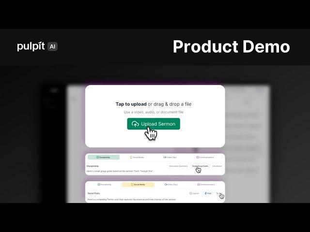 How to Use Pulpit AI (Full Demo)