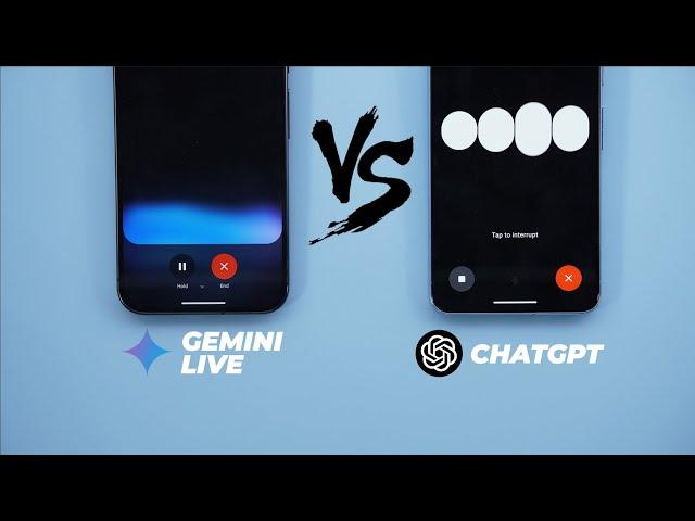 Gemini Live vs ChatGPT - Not Far Behind