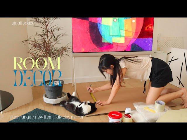 จัดห้องให้เป็น Minimal Art Gallery, Haul TV LG OLED Pose՛, DIY Clay Mirror | mynjimye