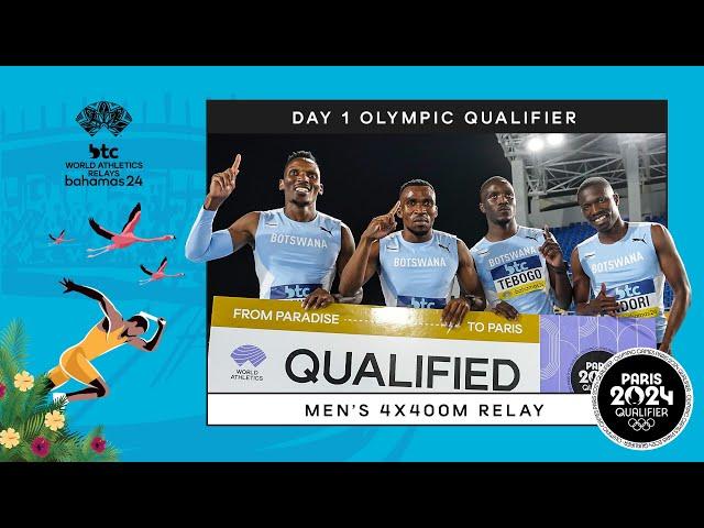 Incredible battle to the line in the men's 4x400m   | World Athletics Relays Bahamas 24