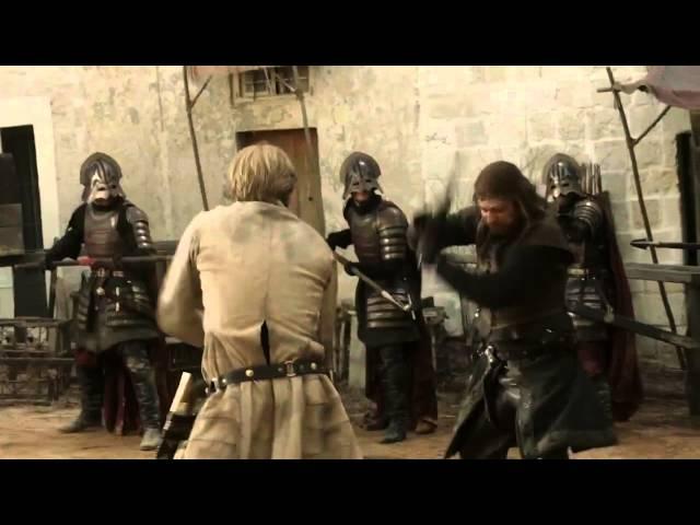 Ned Stark vs Jaime Lannister - Game of Thrones 1x05 (HD)