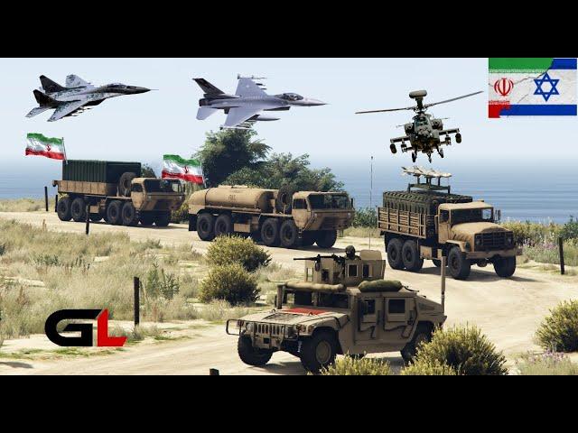 Israeli Combat Helicopters Strikes to Destroy the Iranian Army Supply Convoy - ARMA 3