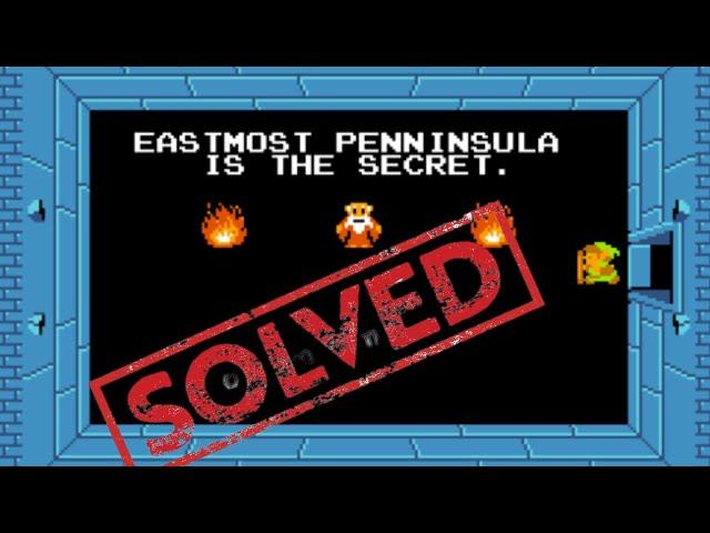 The most MYSTERIOUS Legend of Zelda NES clue finally solved! What is the Eastmost Peninsula Secret?