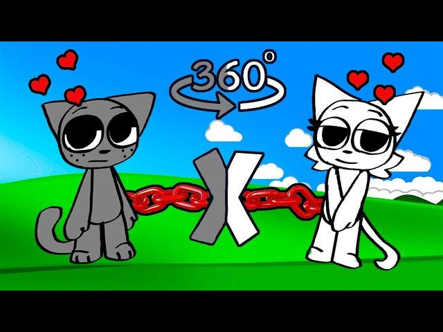 Forbidden Love: A Tale of Two Hearts | sprunki 360º VR | Wenda x Gray |