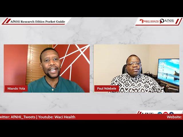 VUKA SHOW - AfNHi Research Ethics Pocket Guide | AfNHI