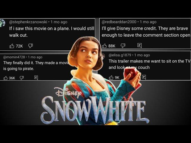 Snow White Trailer, But It's Just Disney Getting Cooked in the Comments