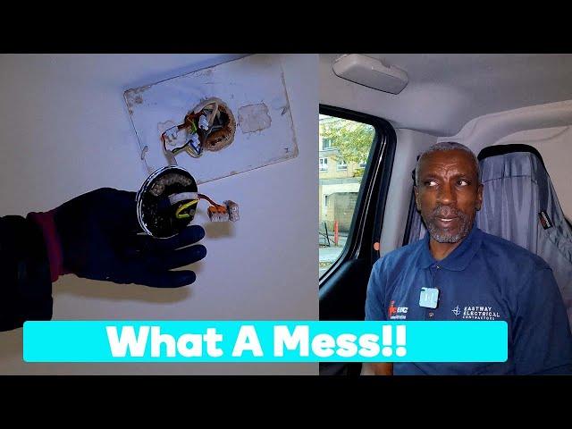 "WHAT IS GOING ON HERE?!!" | Really Bad Electrical Work | Electrician Vlog