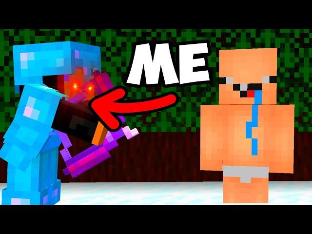 JOINING A 9 YEAR OLDS Minecraft SMP...