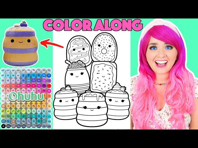 Color Squishmallows Breakfast Squad Along With Me | COLOR ALONG WITH KIMMI