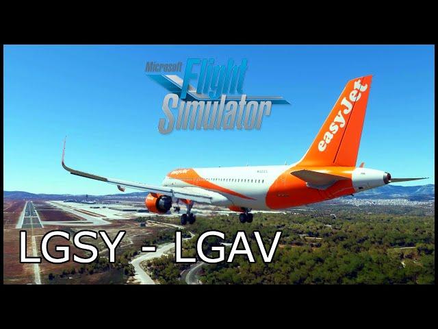 Microsoft Flight Simulator - Skyros (LGSY) to Athens (LGAV) - A320neo