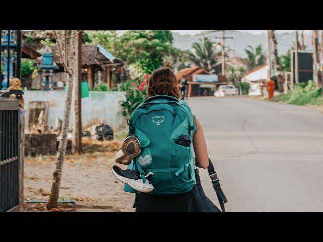 Unpack With Me! How to Pack For 2 Months Backpacking in Asia! Osprey 40L