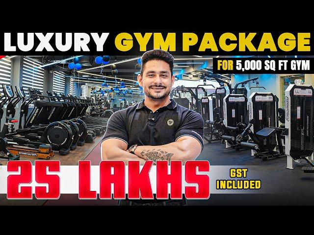 Complete Luxury Gym Setup in 25 Lakhs | 25 लाख में लग्जरी जिम सेटअप | Gym Setup Cost in India