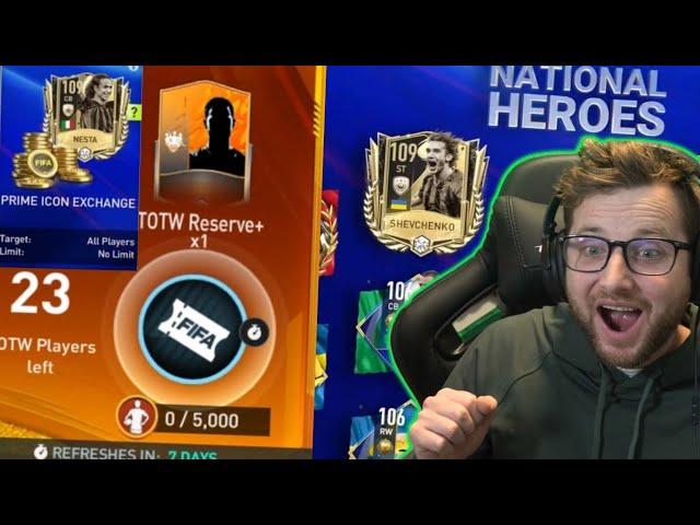 National Heroes Event Walkthrough, The Return of TOTW, and Prime Icon Exchange on FIFA Mobile 22!