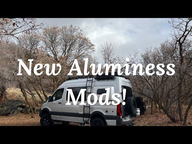 New Aluminess Mods on our Mercedes Sprinter Van