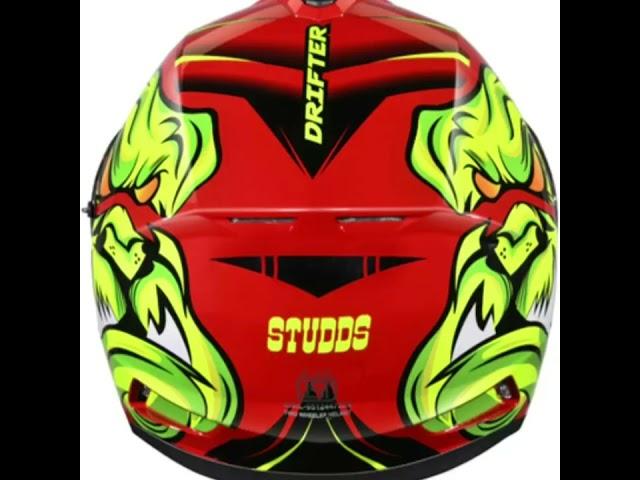 STUDDS Helmet  Drifter D1 Graphics Helmet