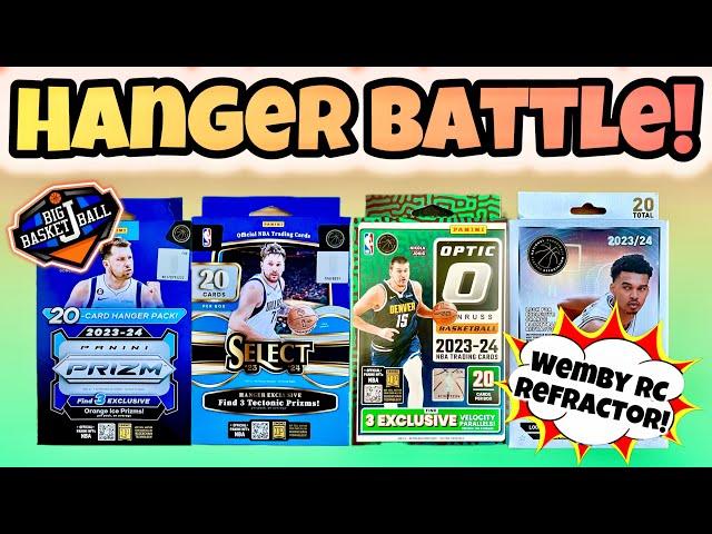 *HANGER BOX BATTLE!* 2023-24 Topps Chrome, Prizm, Optic & Select Hanger Break!  WEMBY RC REFRACTOR!