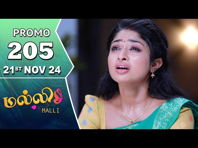 Malli Serial | Episode 205 Promo | 21st Nov 24 | Nikitha | Vijay | Saregama TV Shows Tamil