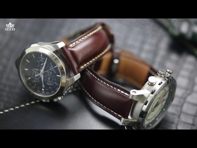 How to Handcraft a Leather Watch Band.来自中国的手工皮具匠人带你纯手工制作皮表带。