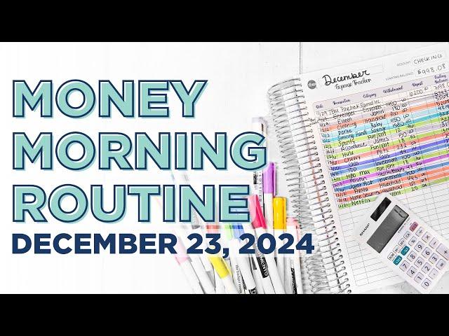 Money Morning Routine | Spending Update + New Year